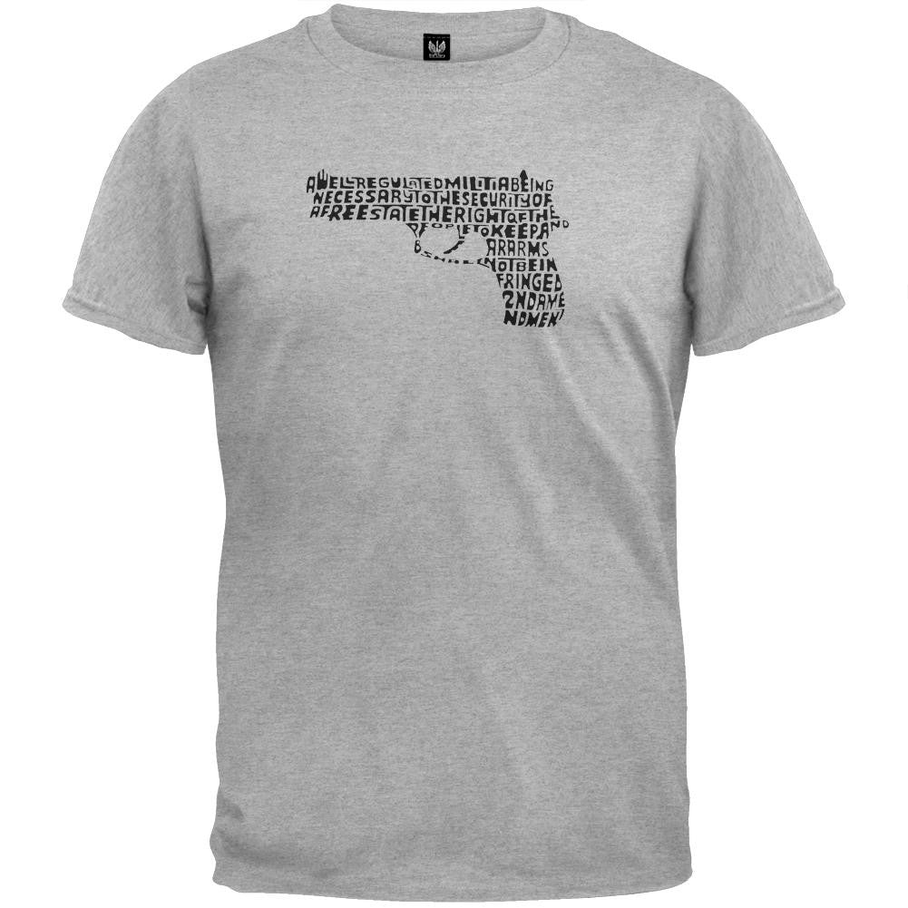 2nd Amendment Pistol T-Shirt Men's T-Shirts Old Glory   