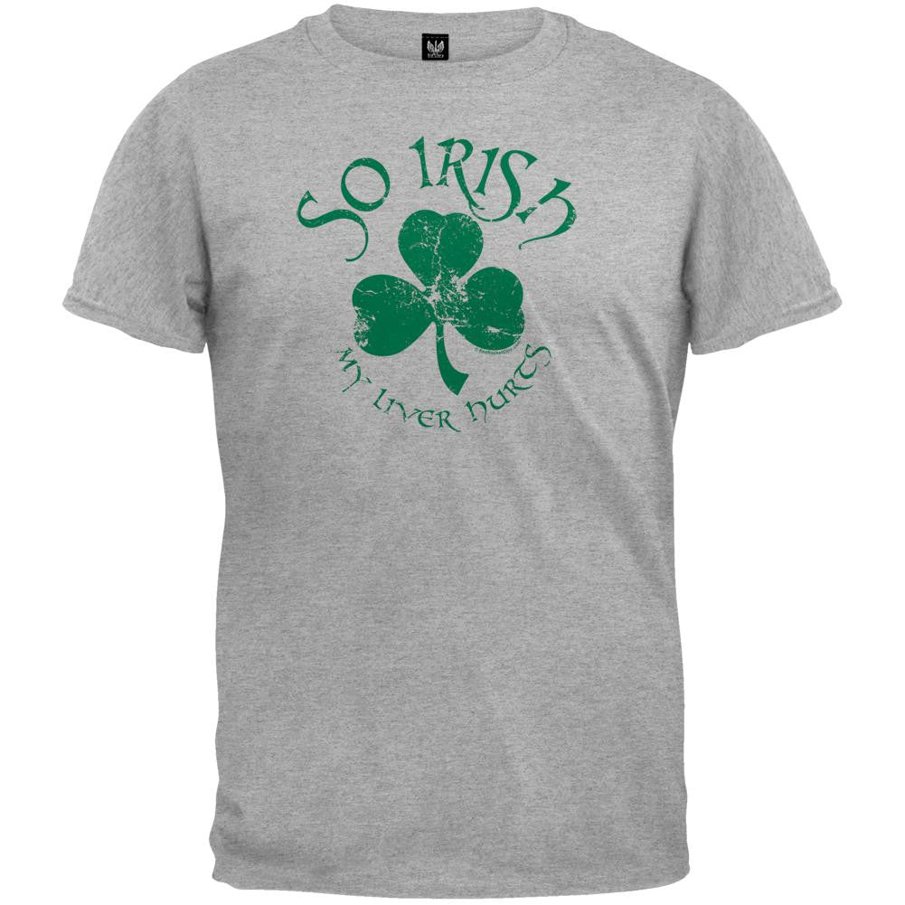 So Irish My Liver Hurts T-Shirt Men's T-Shirts Old Glory   