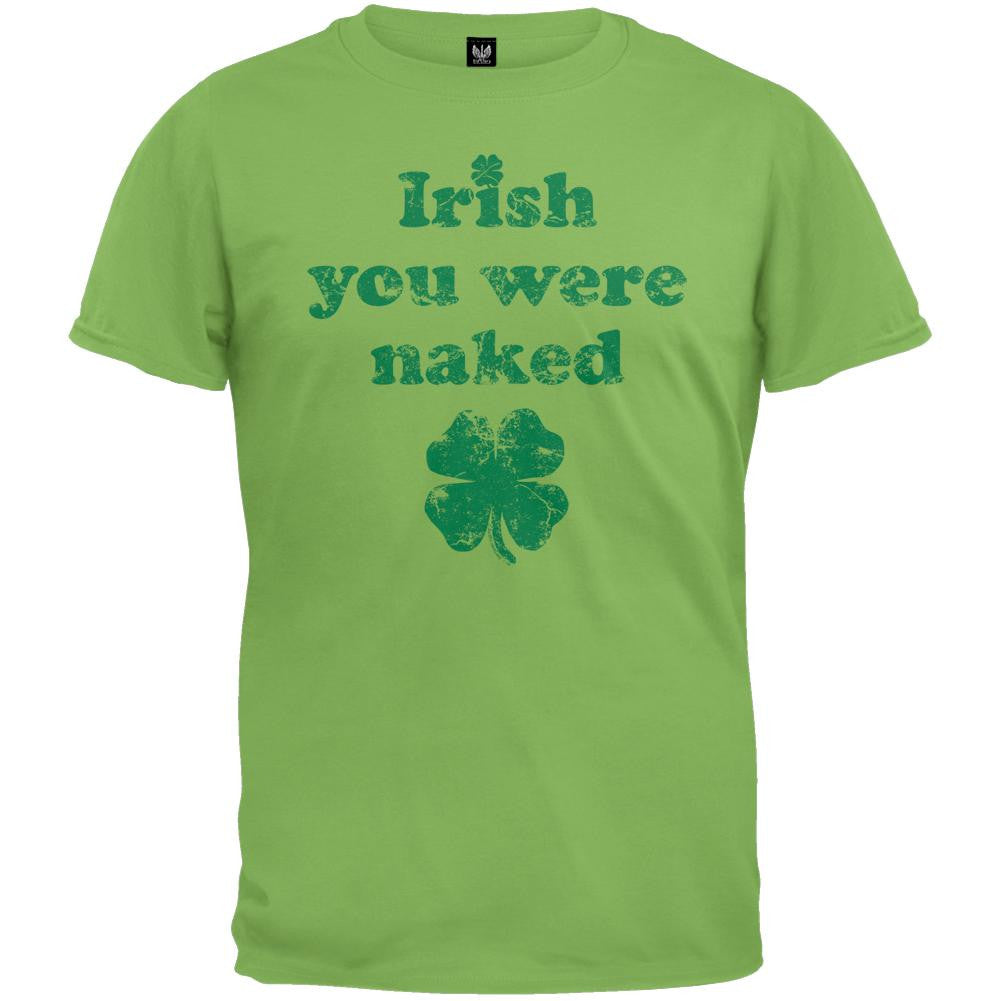 Irish You Were Naked T-Shirt Men's T-Shirts Old Glory   