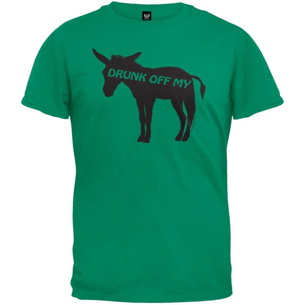 Drunk Off My Ass T-Shirt Men's T-Shirts Old Glory SM Green 