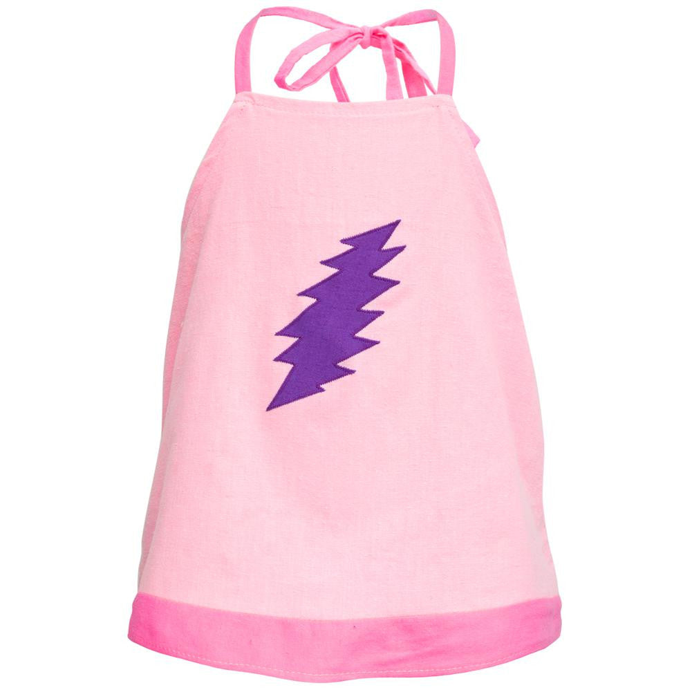 Grateful Dead - Lightning Bolt Pink Juvy Halter Top Juvenile Tank Tops Grateful Dead   