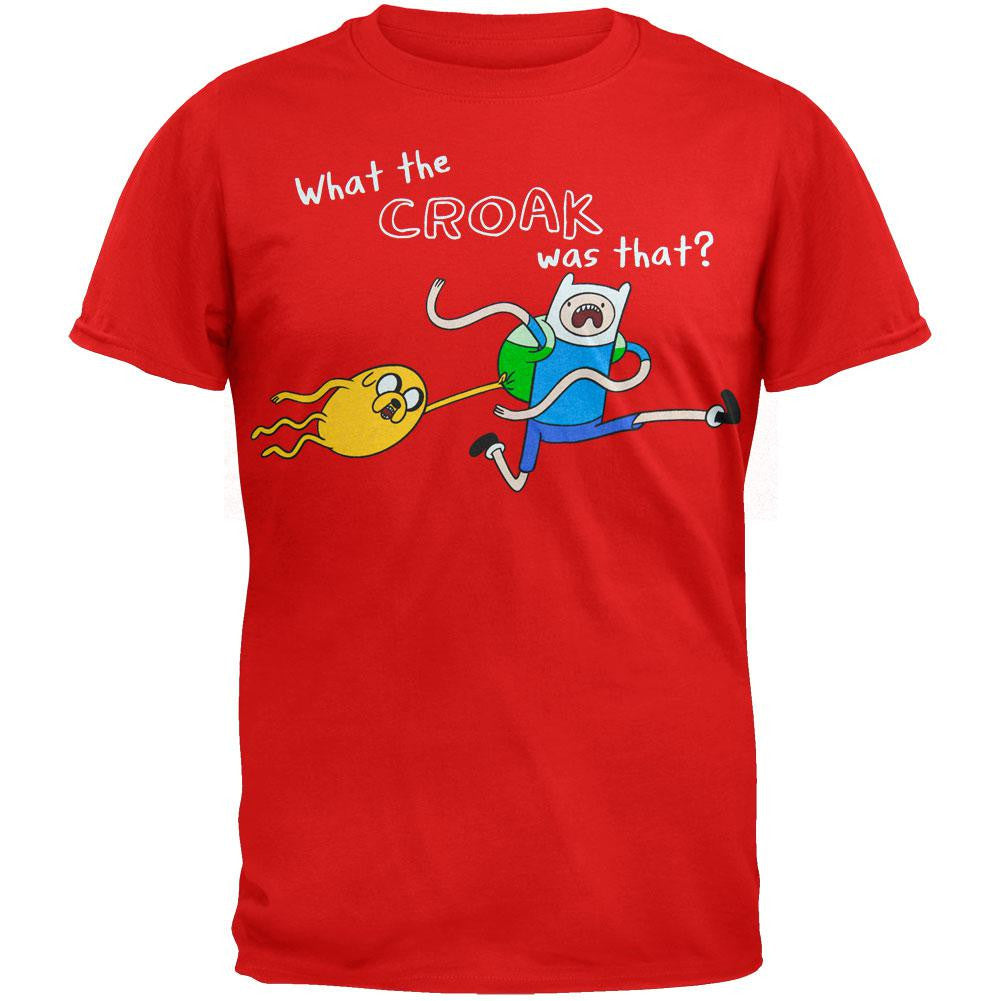 Adventure Time - Croak T-Shirt Men's T-Shirts Adventure Time SM Red 