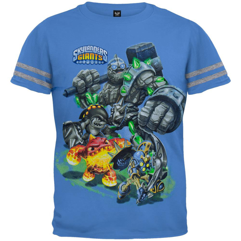 Skylanders Giants - Ready for Battle Juvy T-Shirt Juvenile T-Shirts Skylanders: Giants J4 Light Blue 