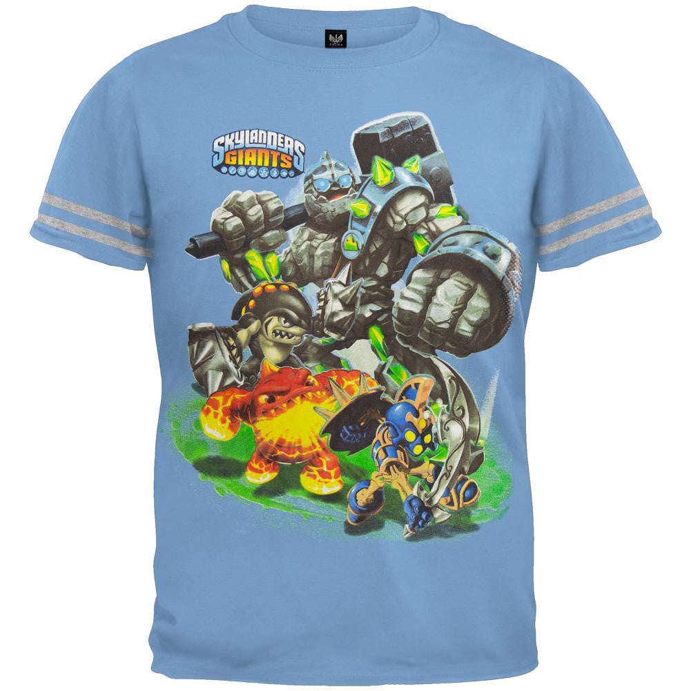 Skylanders: Giants - Ready for Battle Youth T-Shirt Youth T-Shirts Skylanders: Giants LG Light Blue 