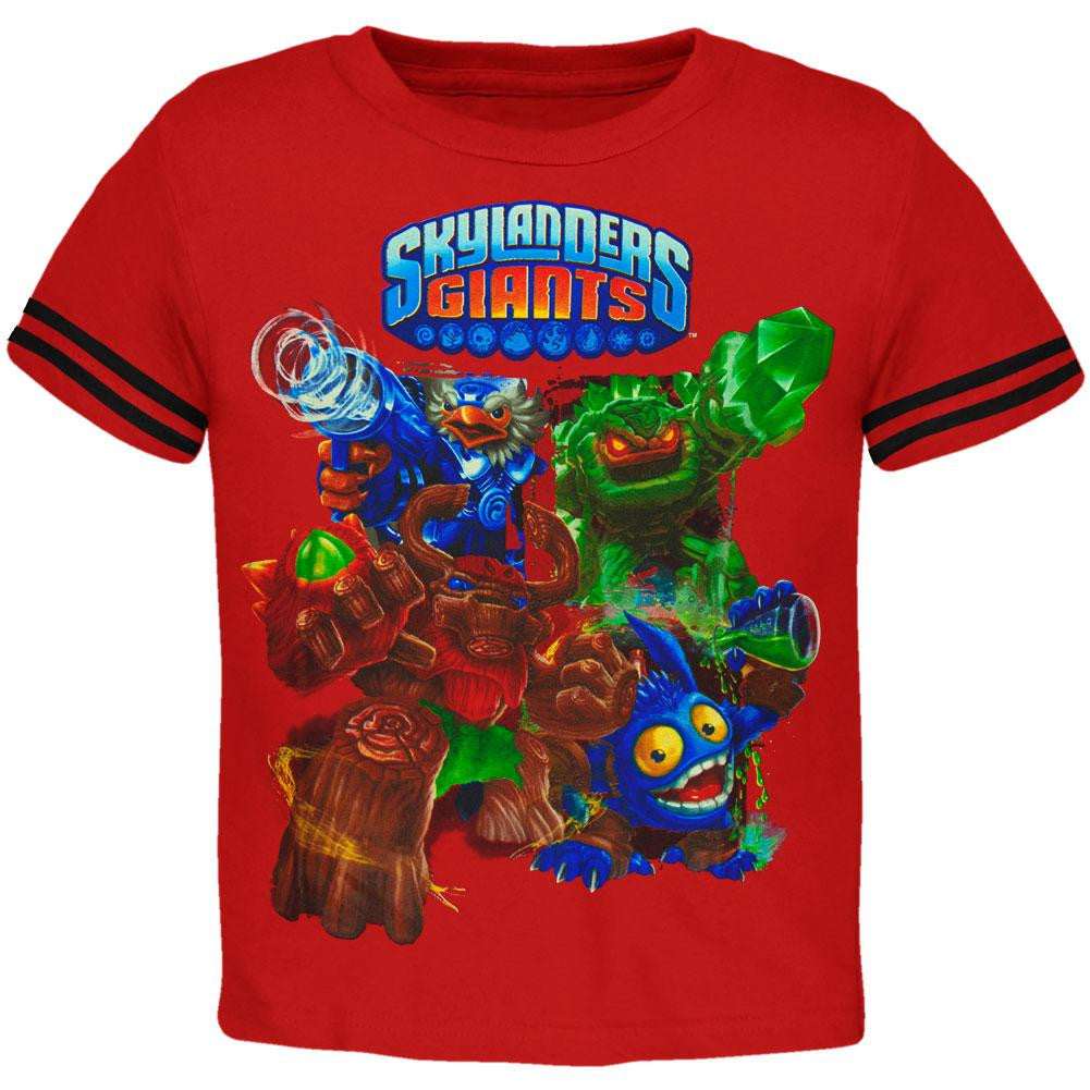 Skylanders Giants - Group Charge Juvy T-Shirt Juvenile T-Shirts Skylanders: Giants J4 Red 