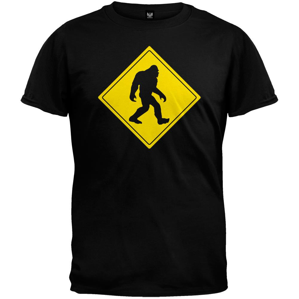 Bigfoot Crossing T-Shirt Men's T-Shirts Old Glory   