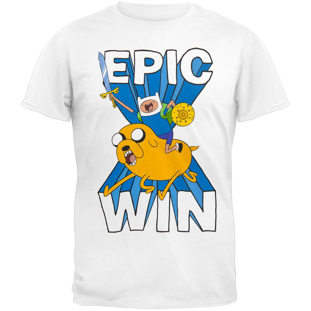 Adventure Time - Epic Win T-Shirt Men's T-Shirts Adventure Time SM White 