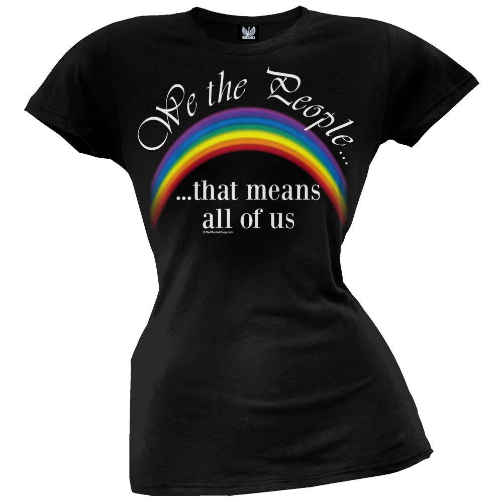 We the People Means All of Us Juniors T-Shirt Juniors T-Shirts Old Glory   