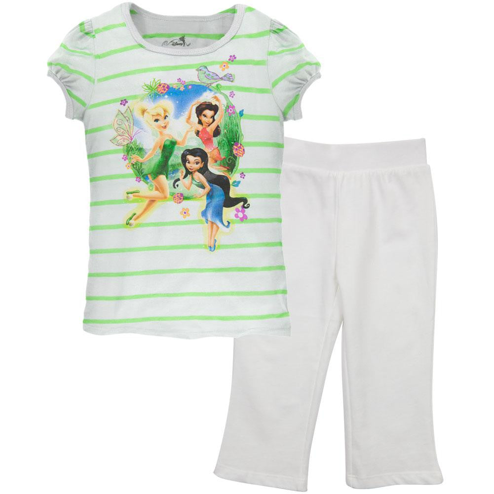 Disney - Fairies Garden Juvy Capri Set Juvenile Sets Disney Fairies J4 Green 