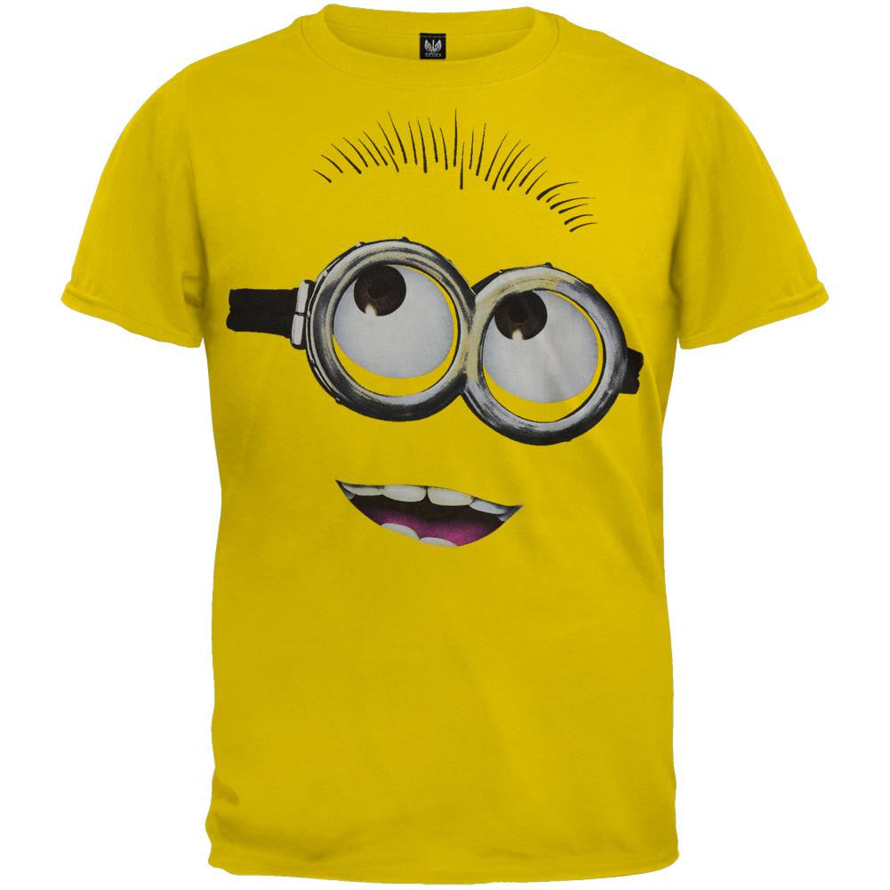 Despicable Me - Big Head Youth T-Shirt Youth T-Shirts Old Glory YSX Yellow 