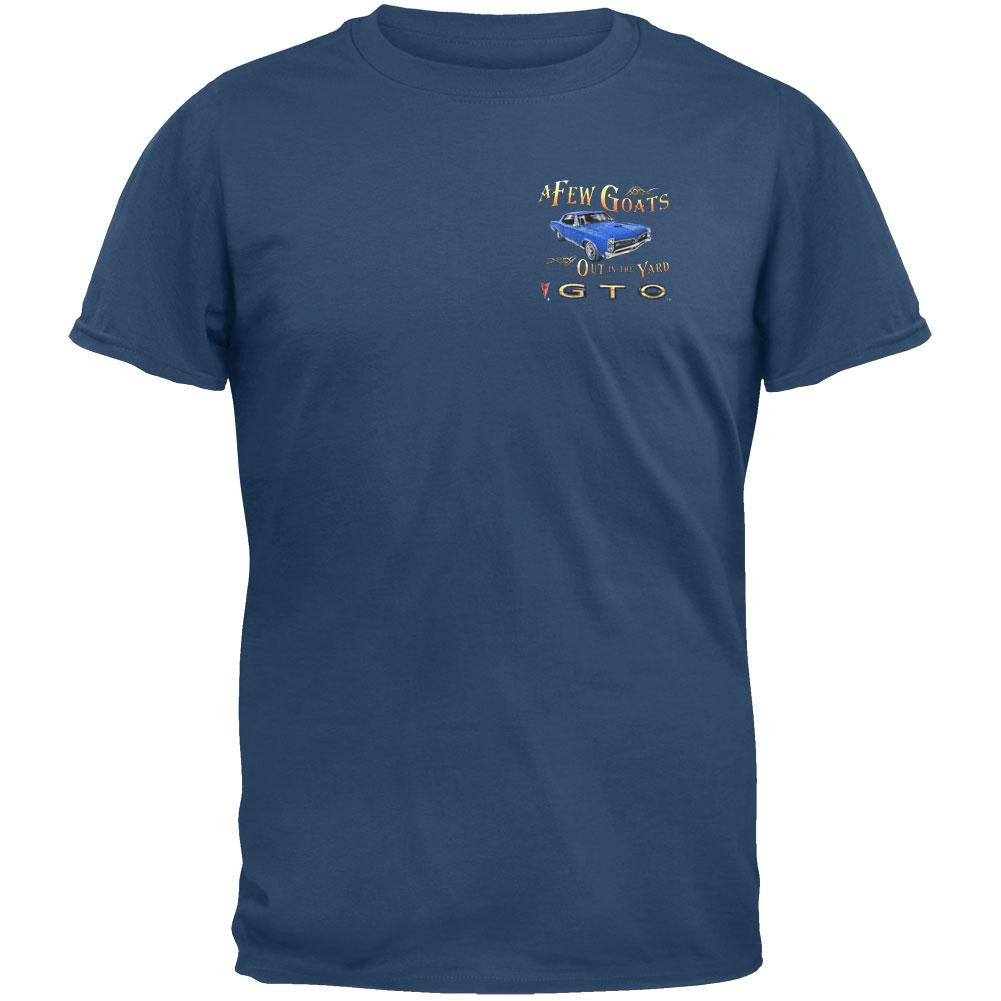 Chevrolet - Goats in the Yard T-Shirt Men's T-Shirts Chevrolet 2XL Blue 