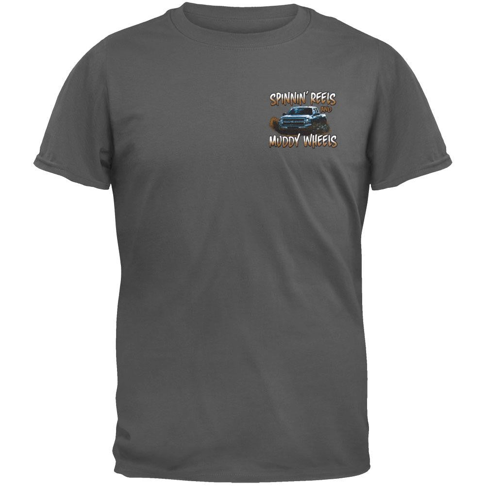 Chevrolet - Spinning Reels T-Shirt Men's T-Shirts Chevrolet 2XL Grey 