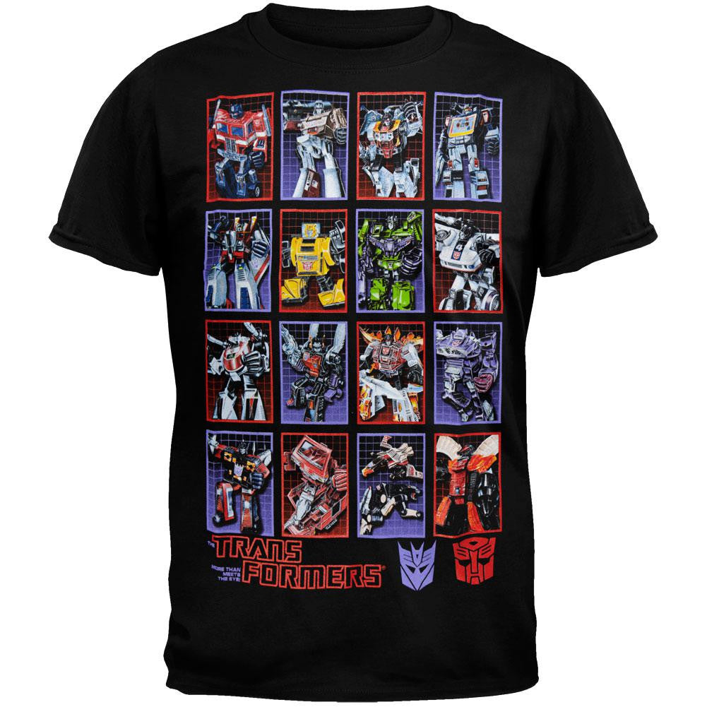 Transformers - Cyberwall T-Shirt Men's T-Shirts Transformers SM Black 