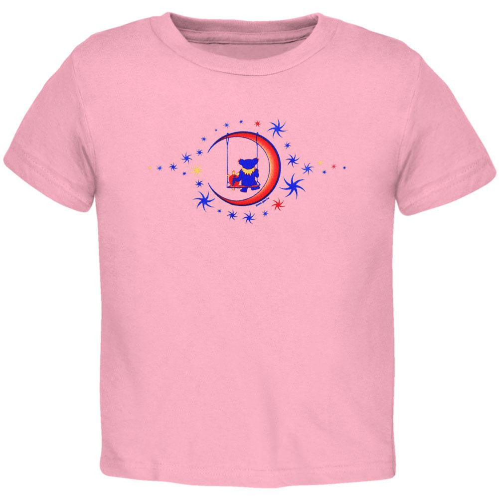 Grateful Dead - Moon Swing Light Pink Juvy T-Shirt Juvenile T-Shirts Grateful Dead   