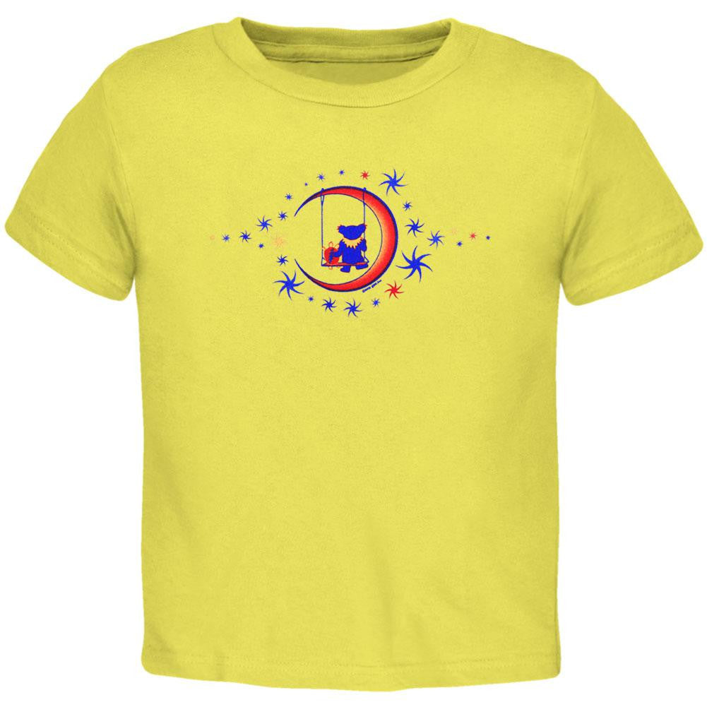 Grateful Dead - Moon Swing Yellow Juvy T-Shirt Juvenile T-Shirts Grateful Dead   