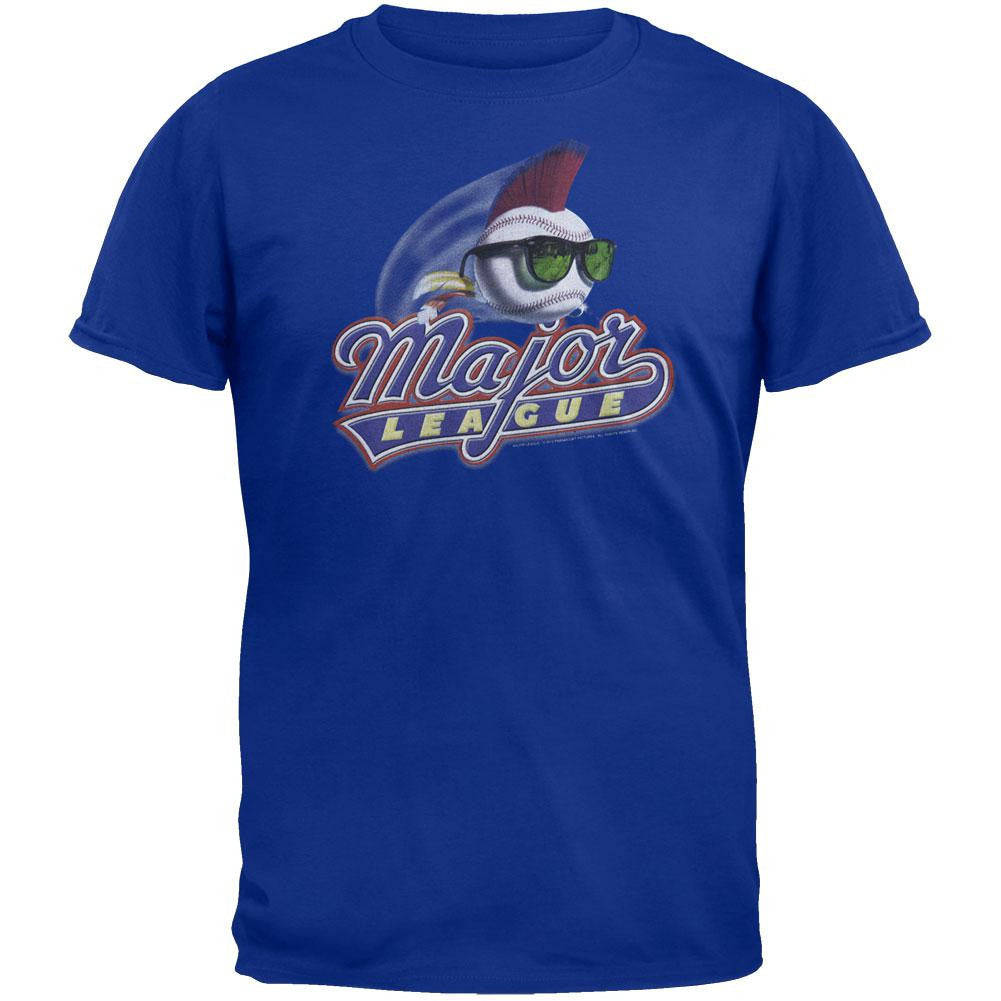 Major League - Poster Logo T-Shirt Men's T-Shirts Major League 2XL Blue 