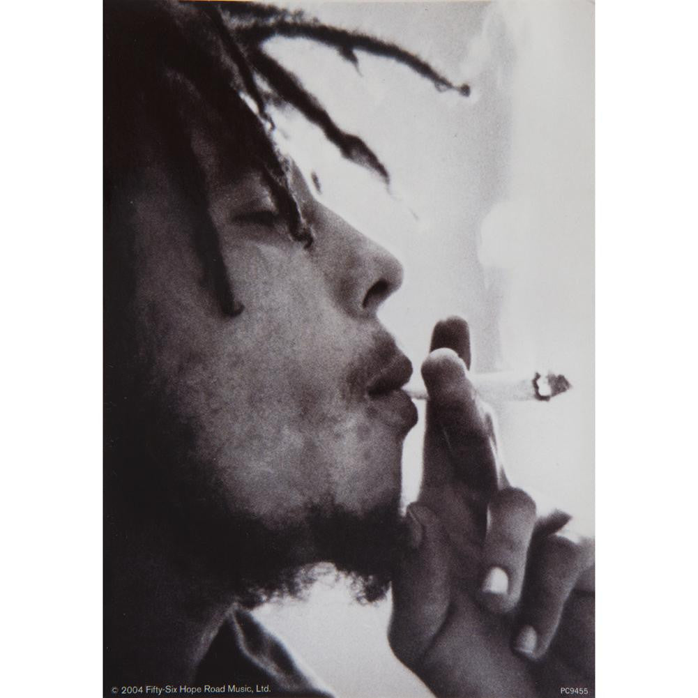 Bob Marley - Side Smoke Postcard Postcards Old Glory OS Multi 