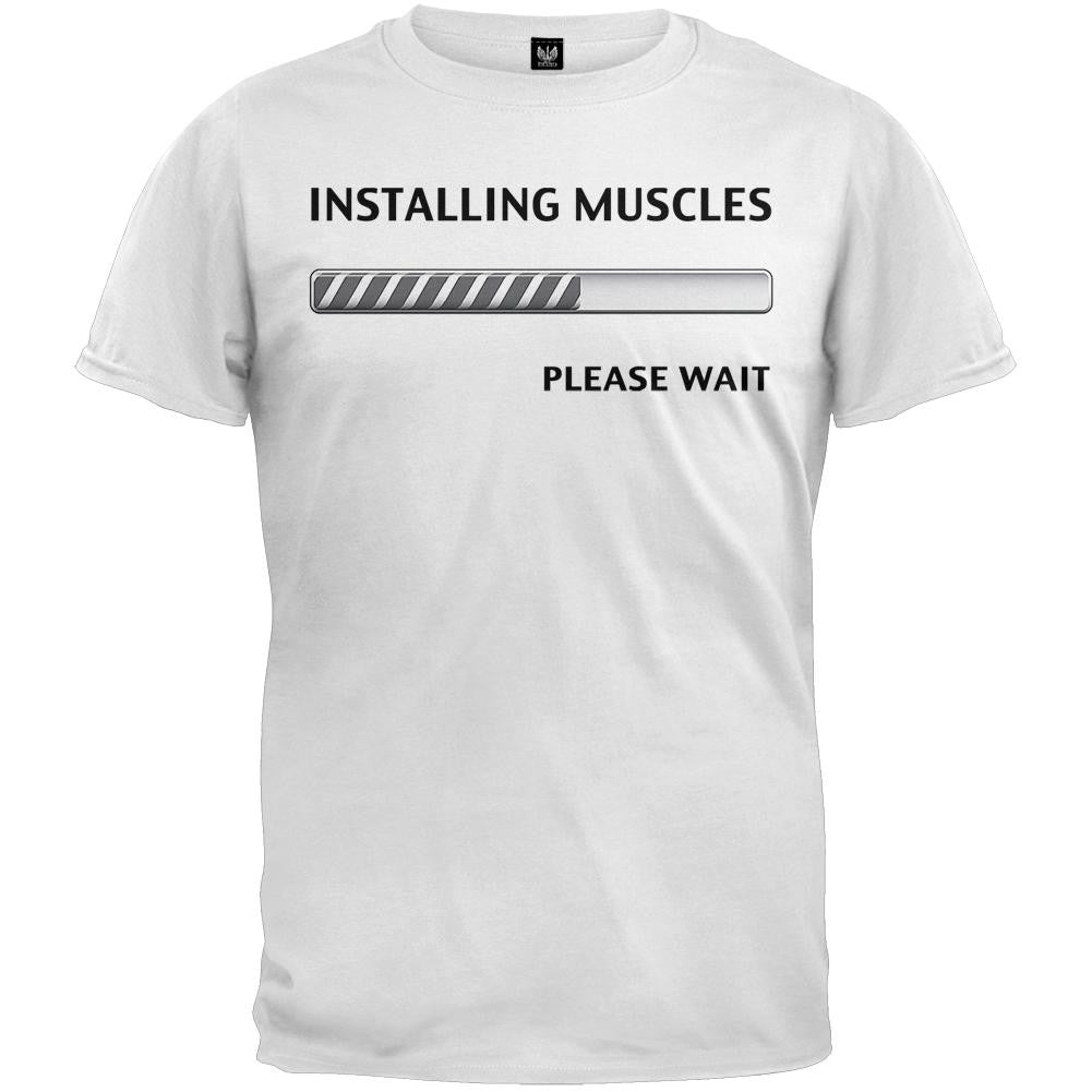 Installing Muscles T-Shirt Men's T-Shirts Old Glory   