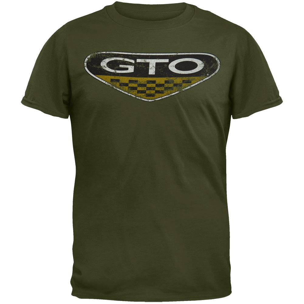 Chevrolet - Distressed GTO Youth T-Shirt Youth T-Shirts Chevrolet LG Green 