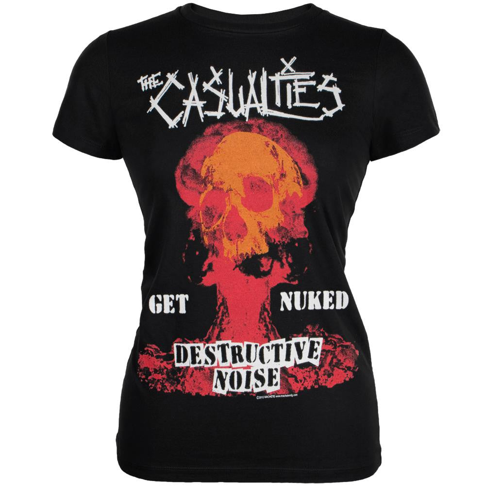 Casualties - Destructive Noise Juniors T-Shirt Juniors T-Shirts Casualties SM Black 