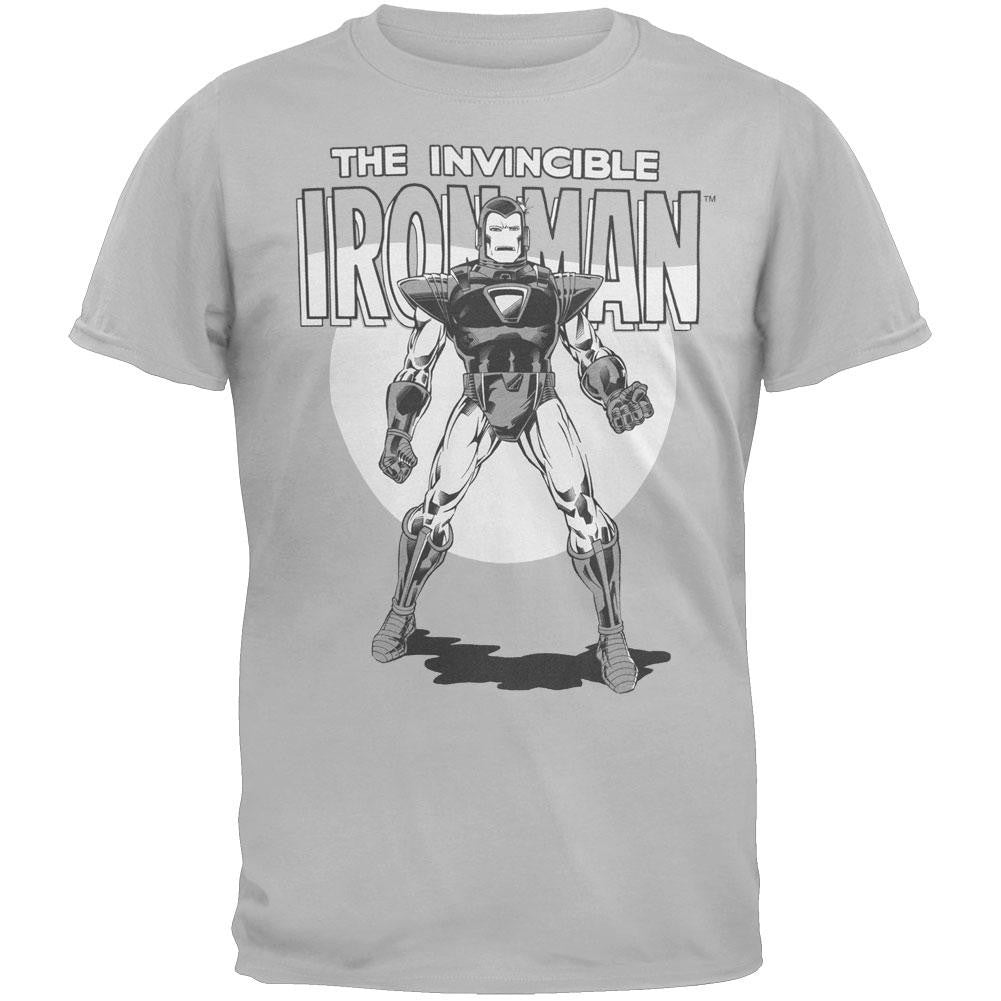 Iron Man - Defend Your Honor Soft T-Shirt Men's T-Shirts Iron Man 2XL Grey 