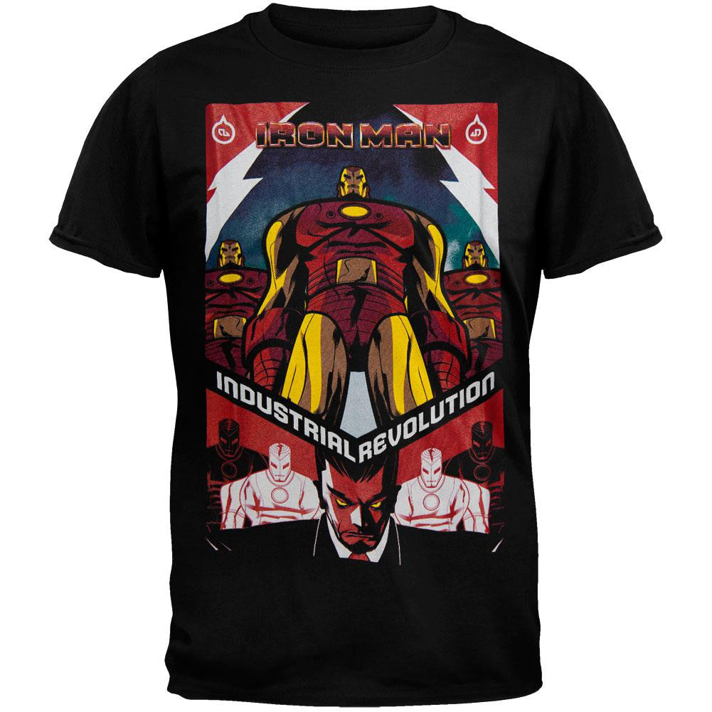 Iron Man - Iron Rev T-Shirt Men's T-Shirts Iron Man 2XL Black 