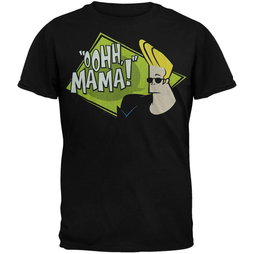 Johnny Bravo - Oohh Mama Youth T-Shirt Youth T-Shirts Johnny Bravo SM Black