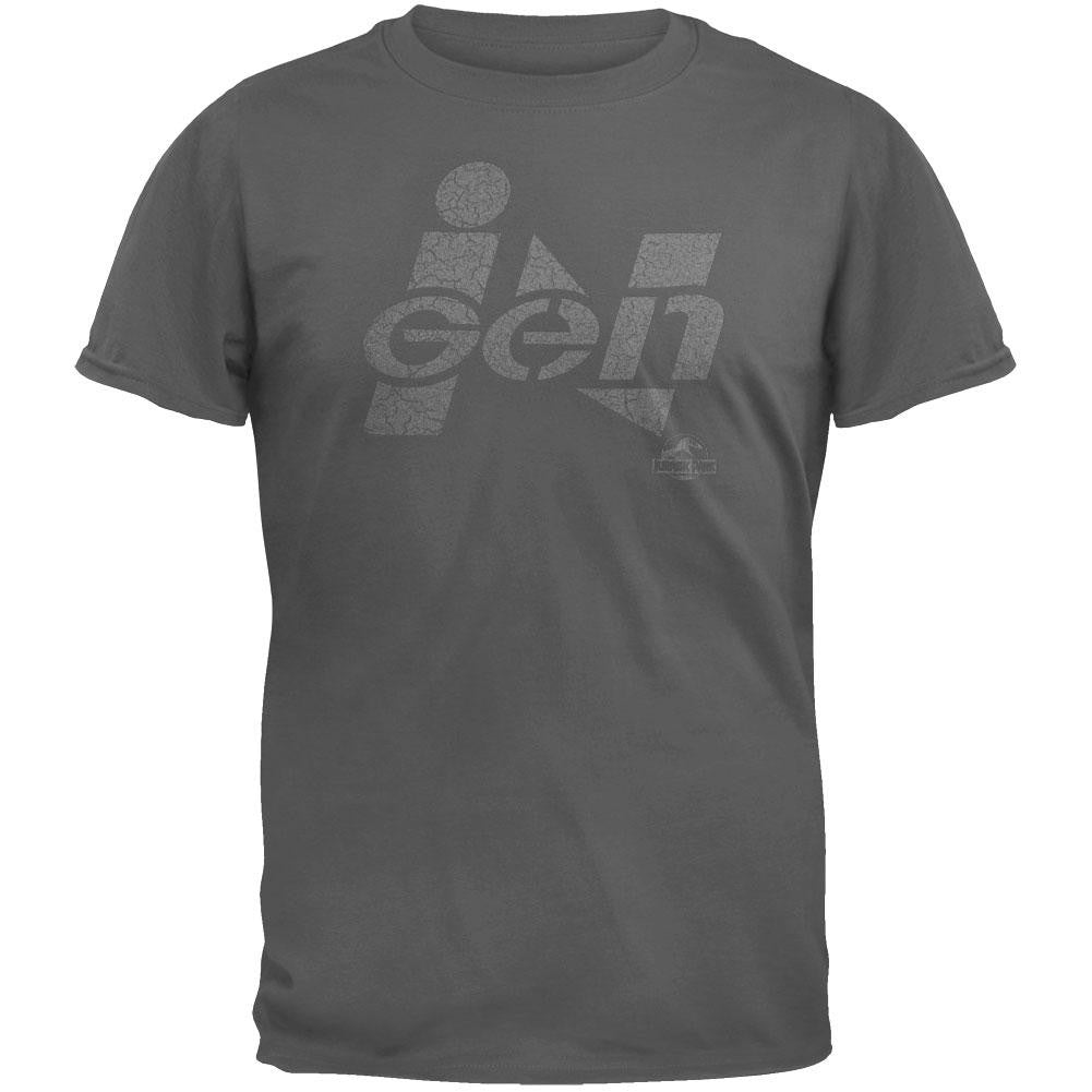 Jurassic Park - Ingen Logo T-Shirt Men's T-Shirts Jurassic Park 2XL Grey 