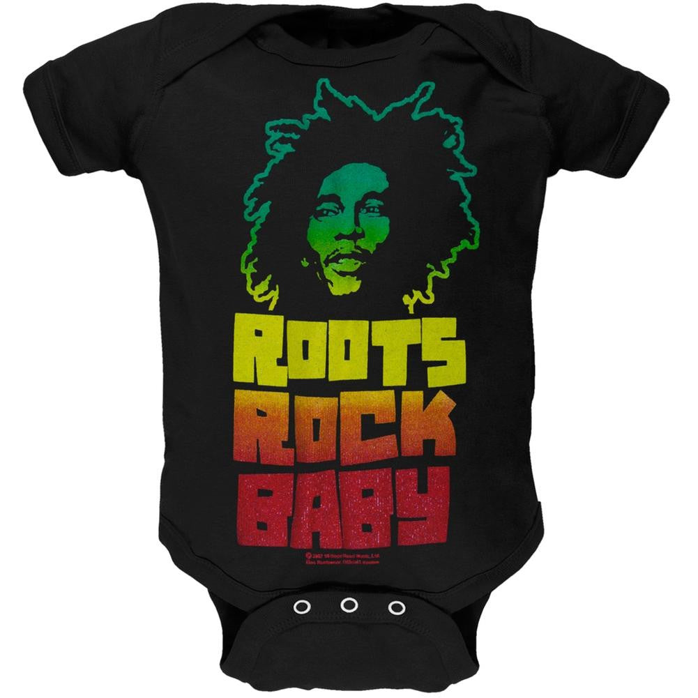 Bob Marley - Roots Baby One Piece Baby One Piece Bob Marley 6-9 Mo Black