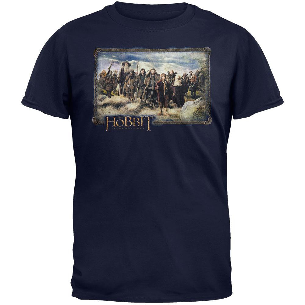 The Hobbit - Hobbit and Company T-Shirt Men's T-Shirts The Hobbit 2XL Blue 