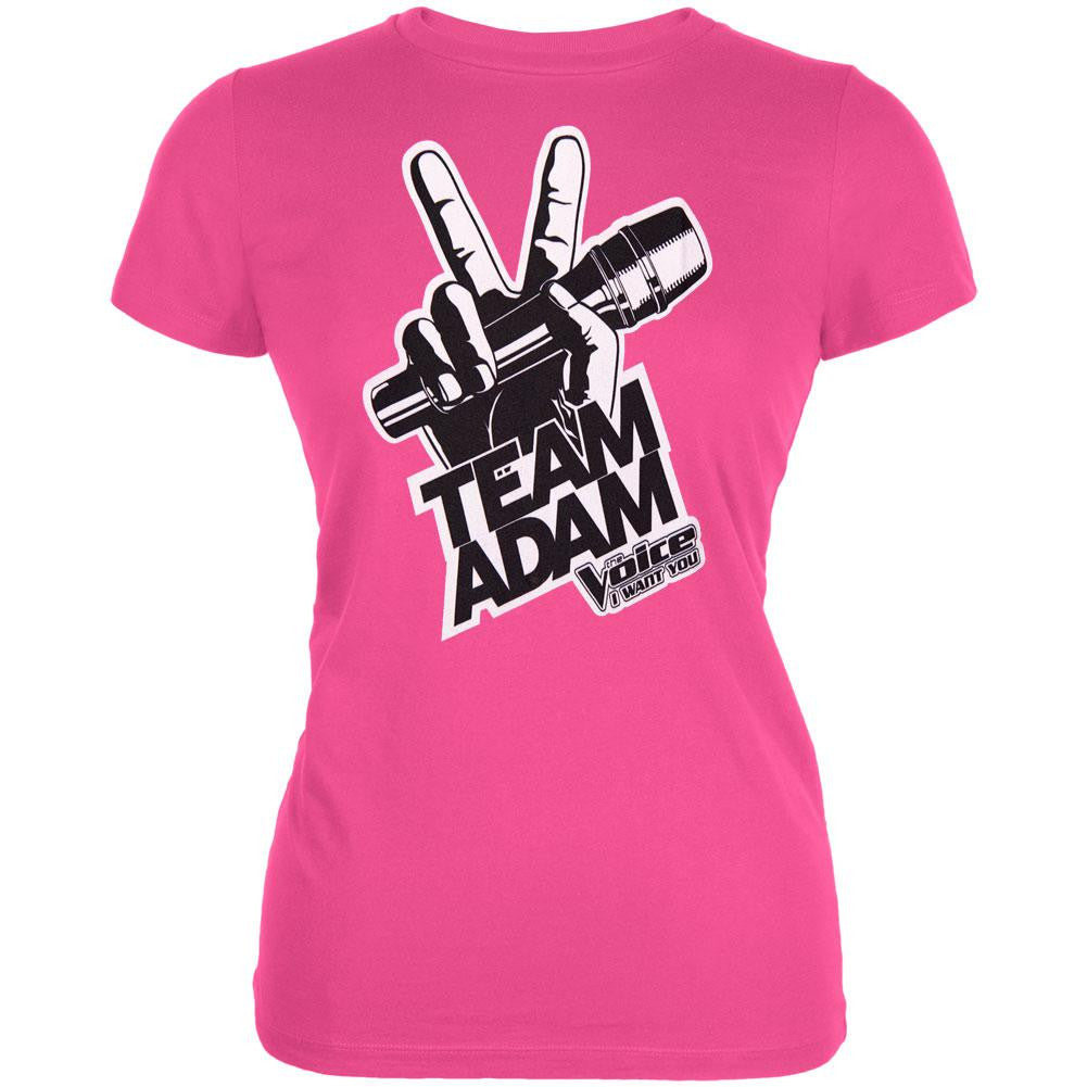 The Voice - Adam Logo Juniors T-Shirt Juniors T-Shirts The Voice SM Pink