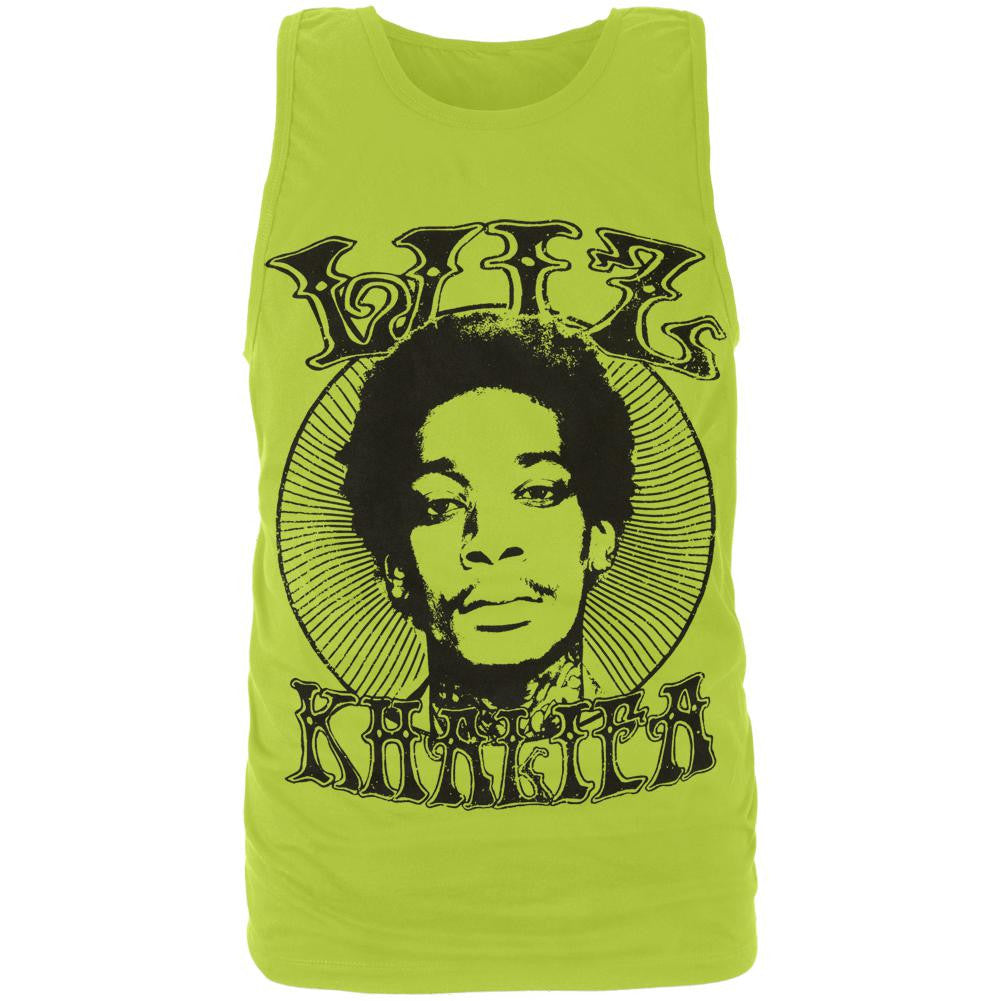 Wiz Khalifa - Face Tank Top Men's Tank Tops Wiz Khalifa 2XL Yellow 