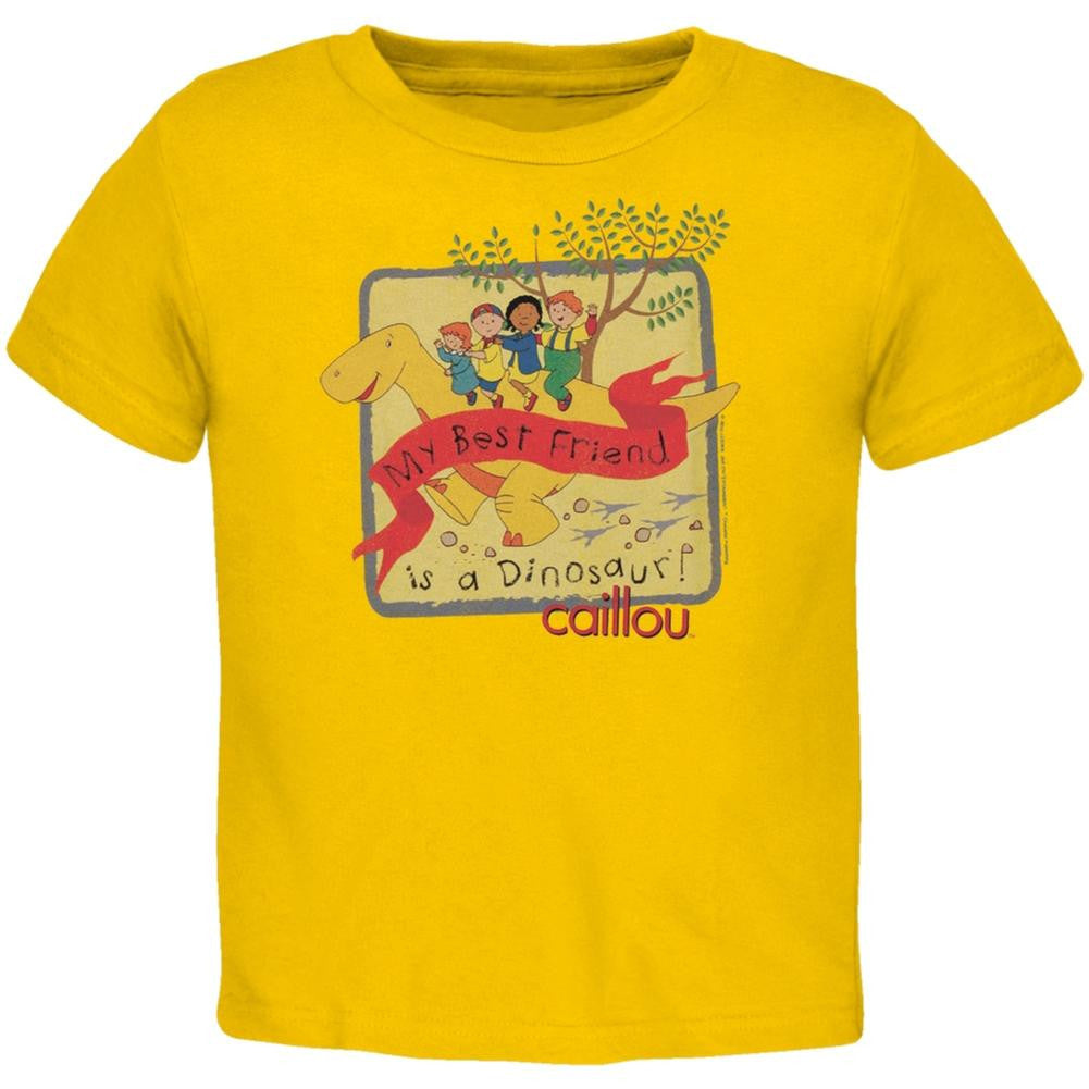 Caillou - Best Friend Toddler T-Shirt Toddler T-Shirts Caillou 4T Yellow 