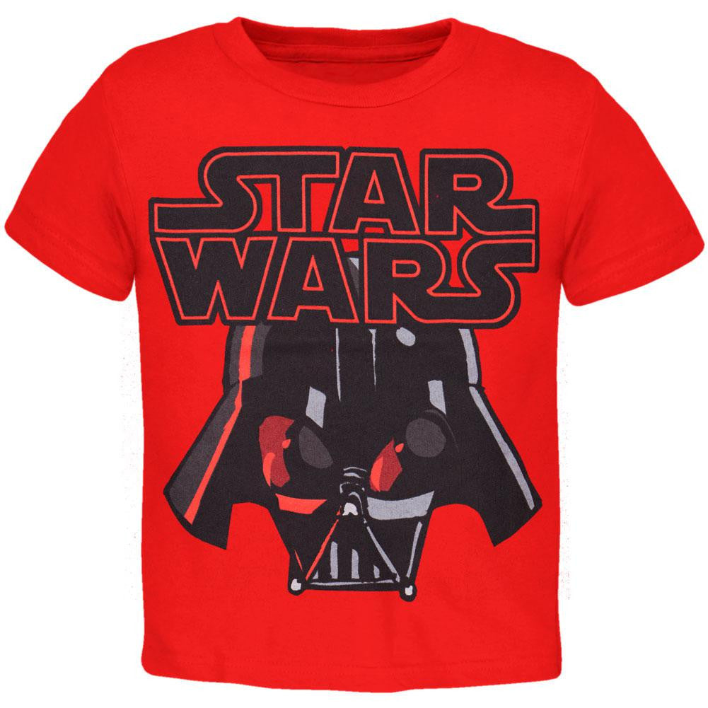 Star Wars - Cute Darth Toddler T-Shirt Toddler T-Shirts Star Wars 2T Red 