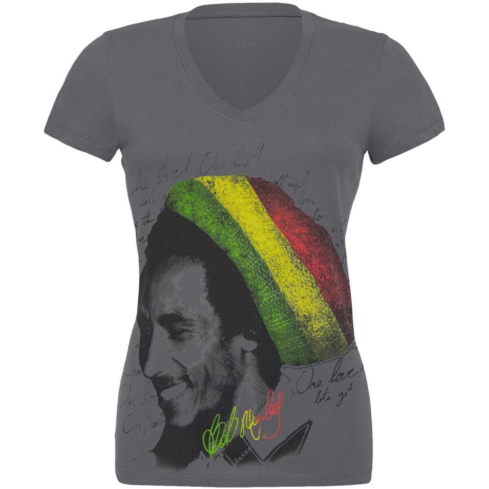 Bob Marley - Lets Go Tam Juniors T-Shirt Juniors T-Shirts Bob Marley SM Grey 