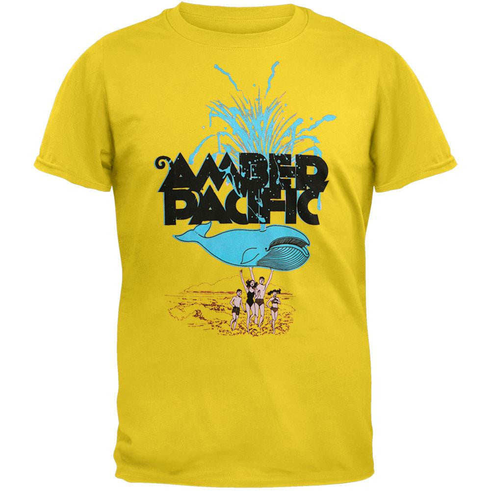 Amber Pacific - Beached Whale Youth T-Shirt Youth T-Shirts Amber Pacific LG Yellow 