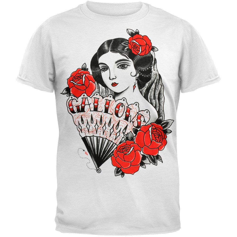 Gallows - Lady Youth T-Shirt Youth T-Shirts Gallows LG White 