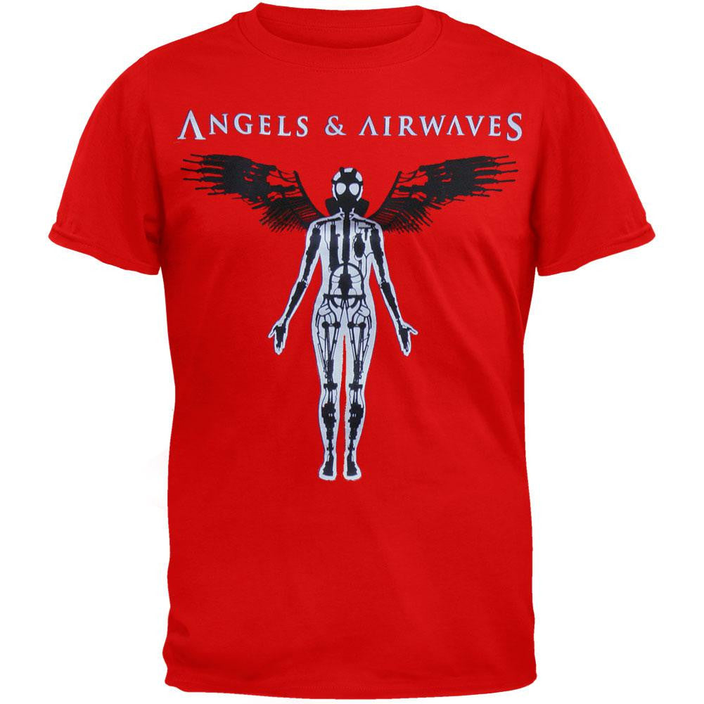 Angels & Airwaves - Armored Bot Soft Youth T-Shirt Youth T-Shirts Angels & Airwaves LG Red 