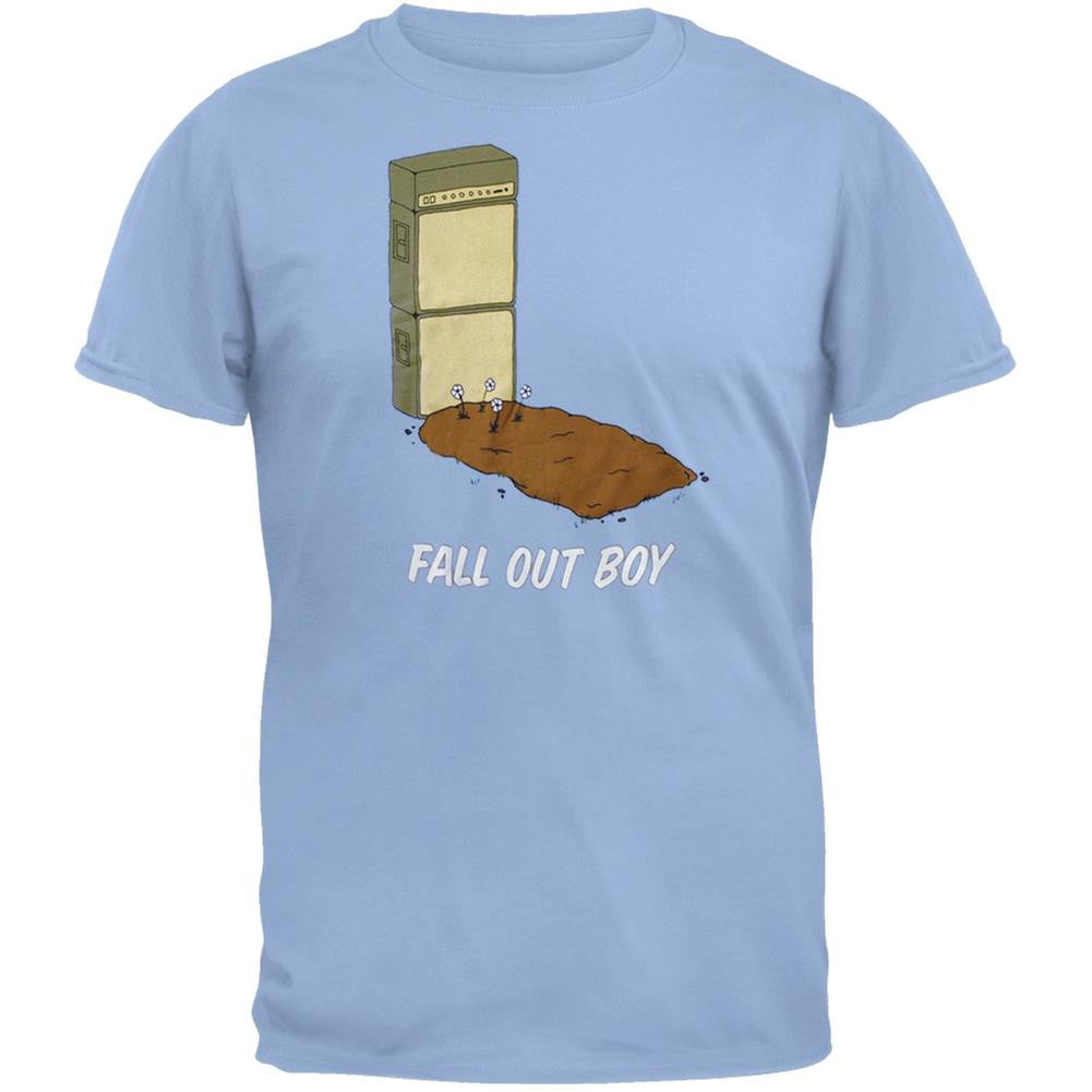 Fall Out Boy - Stack Youth T-Shirt Youth T-Shirts Fall Out Boy MD Light Blue 