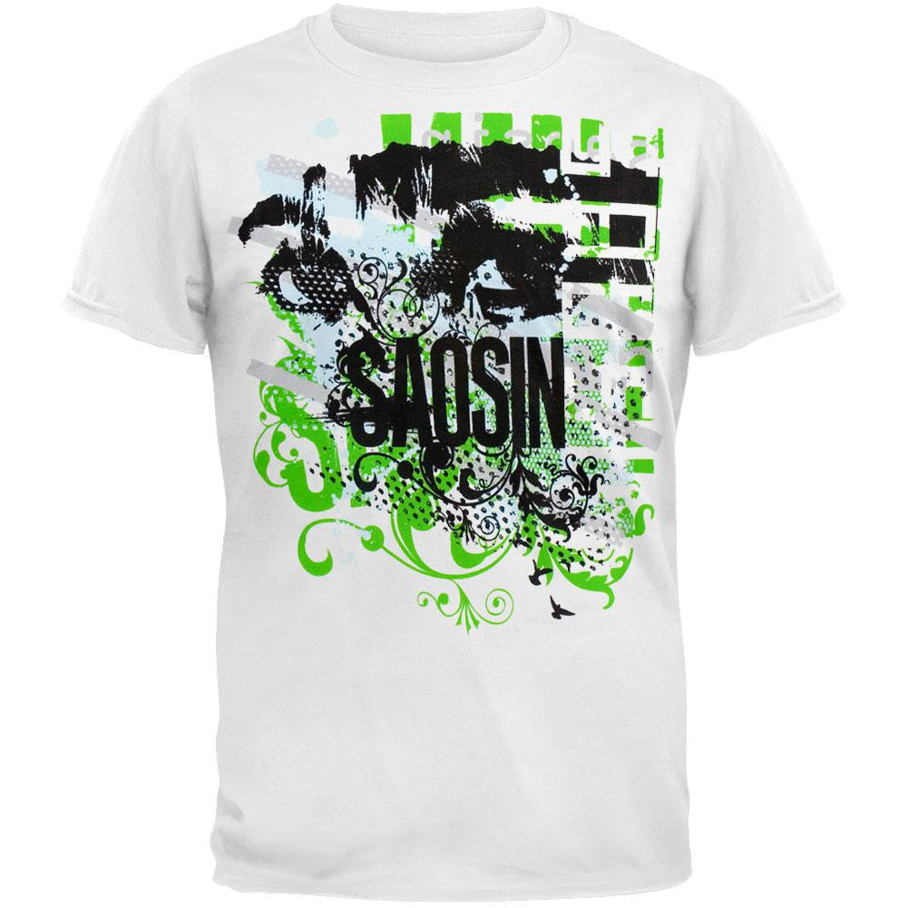 Saosin - Eyes Soft Youth T-Shirt Youth T-Shirts Saosin MD White