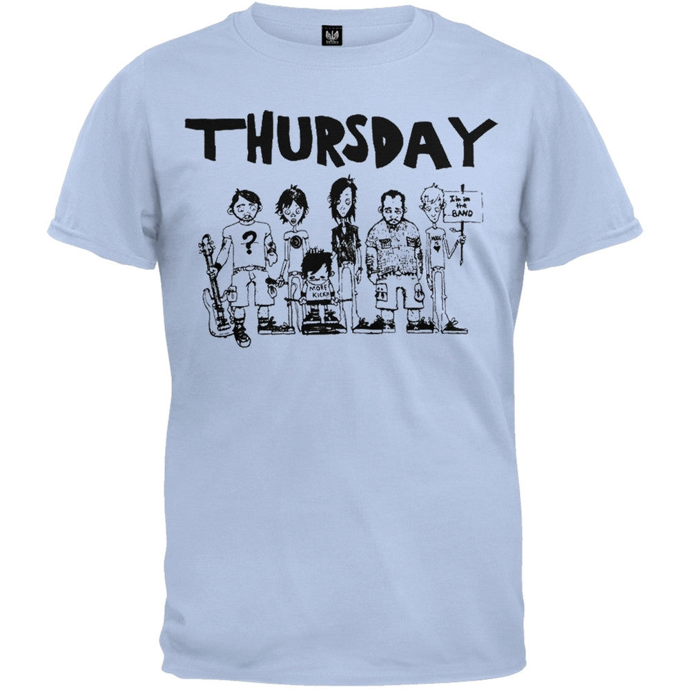 Thursday - Band Drawing Youth T-Shirt Youth T-Shirts Thursday   