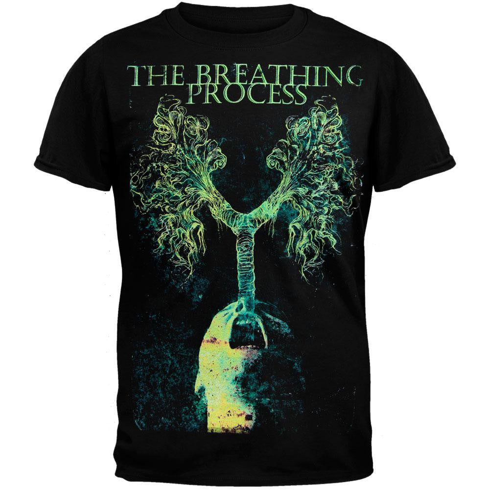 The Breathing Process - Lung Youth T-Shirt Youth T-Shirts The Breathing Process LG Black 