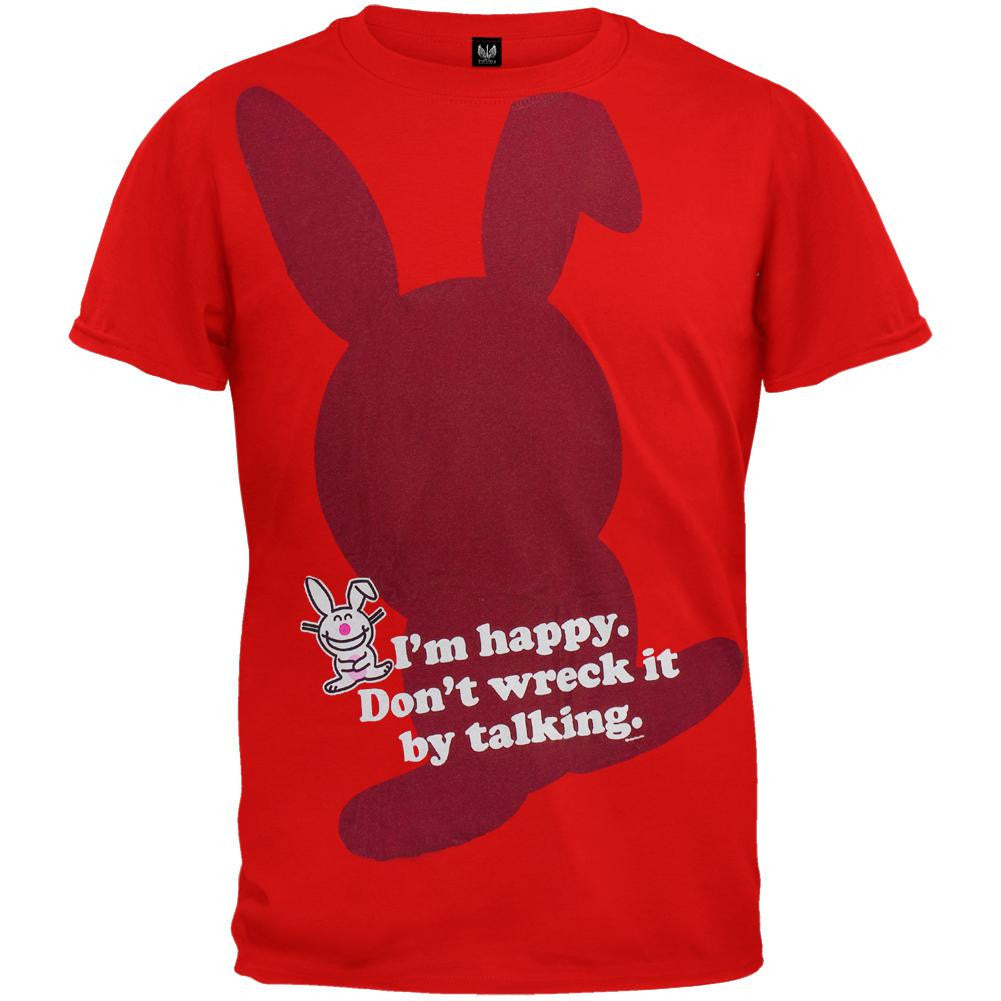 Happy Bunny - I'm Happy Girls Youth T-Shirt Youth T-Shirts Happy Bunny   