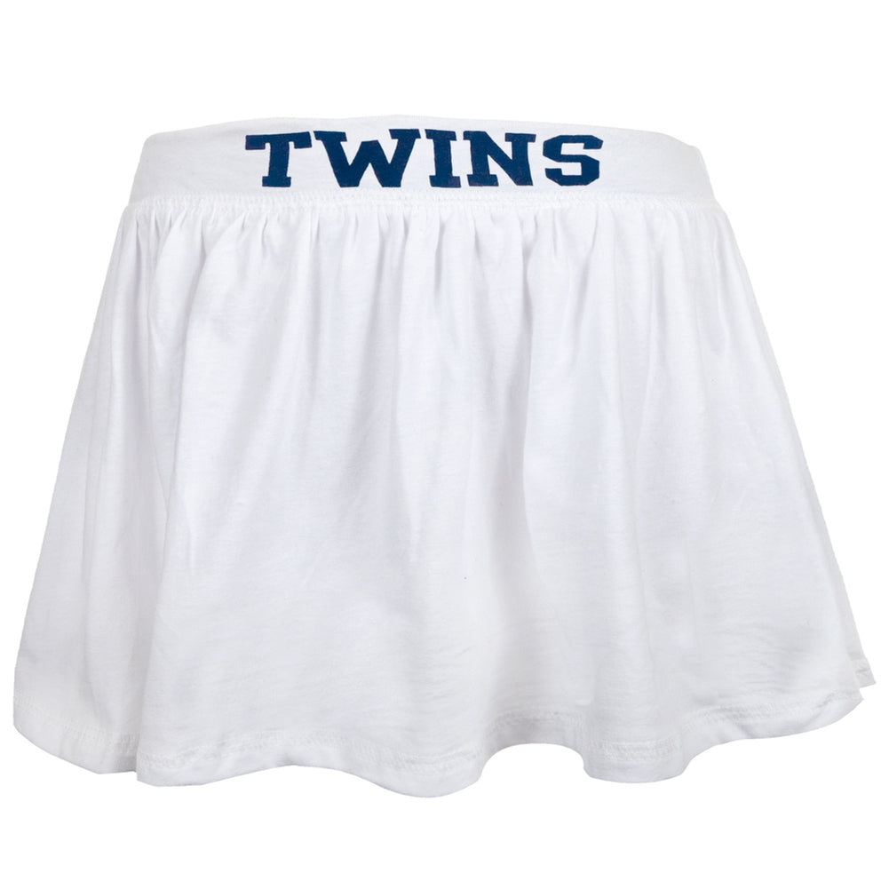 Minnesota Twins - Rhinestone Logo Girls Juvy Athletic Skort Juvenile Skirts Minnesota Twins   