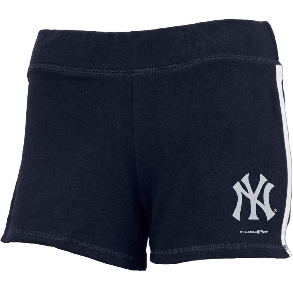 New York Yankees - Logo Girls Juvy Athletic Shorts Youth Shorts New York Yankees J8 Blue 