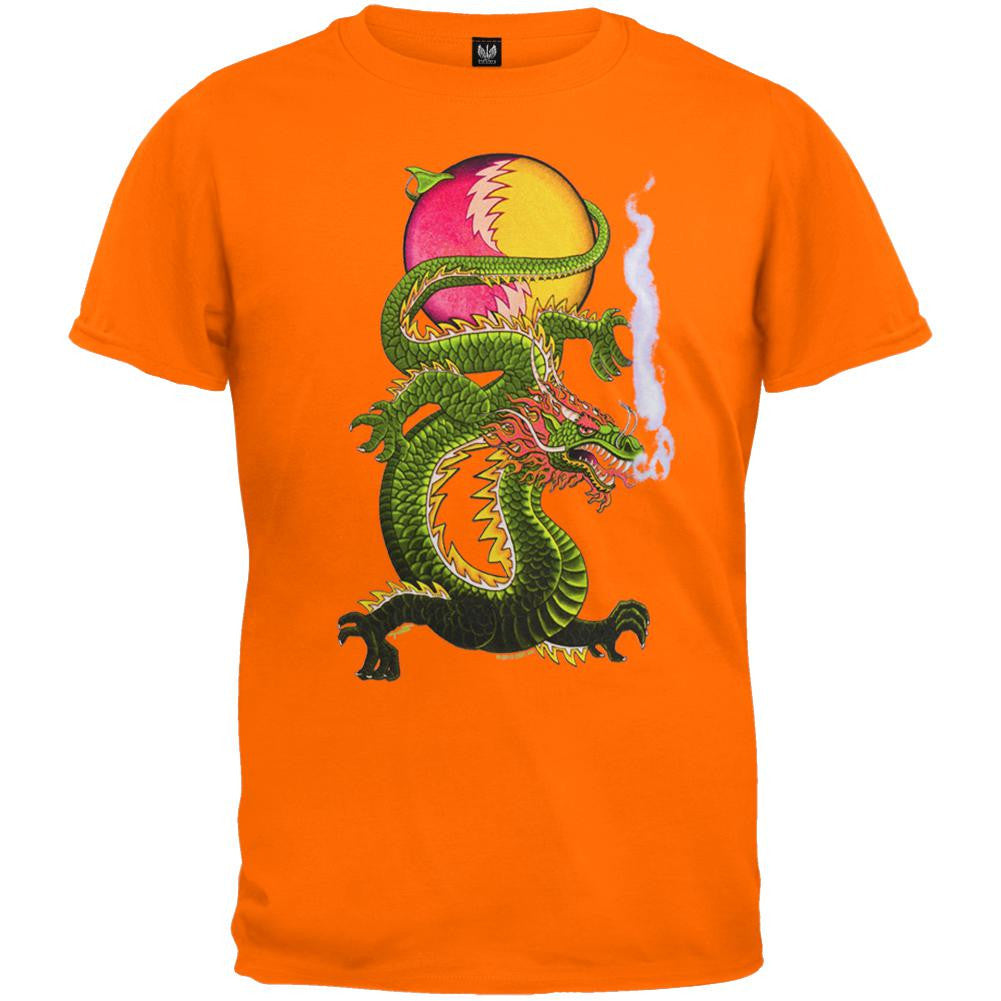 Grateful Dead - Lightning Bolt Dragon SYF Tangerine Youth T-Shirt Youth T-Shirts Grateful Dead   