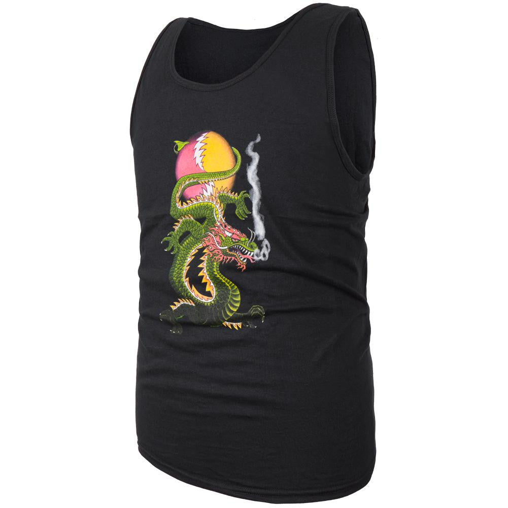 Grateful Dead - Lightning Bolt Dragon SYF Black Tank Top Men's Tank Tops Grateful Dead   