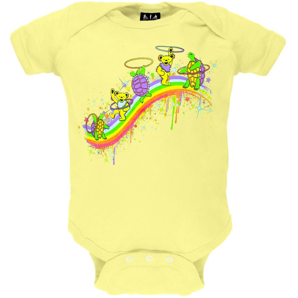 Grateful Dead - Rainbow Hoopers Butter Baby One Piece Baby One Piece Grateful Dead   