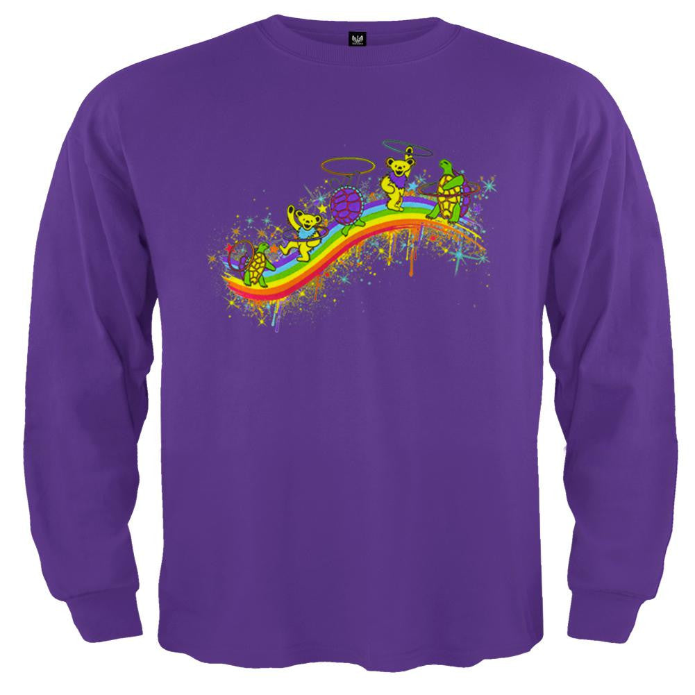 Grateful Dead - Rainbow Hoopers Purple Toddler Long Sleeve Toddler Long Sleeves Grateful Dead   