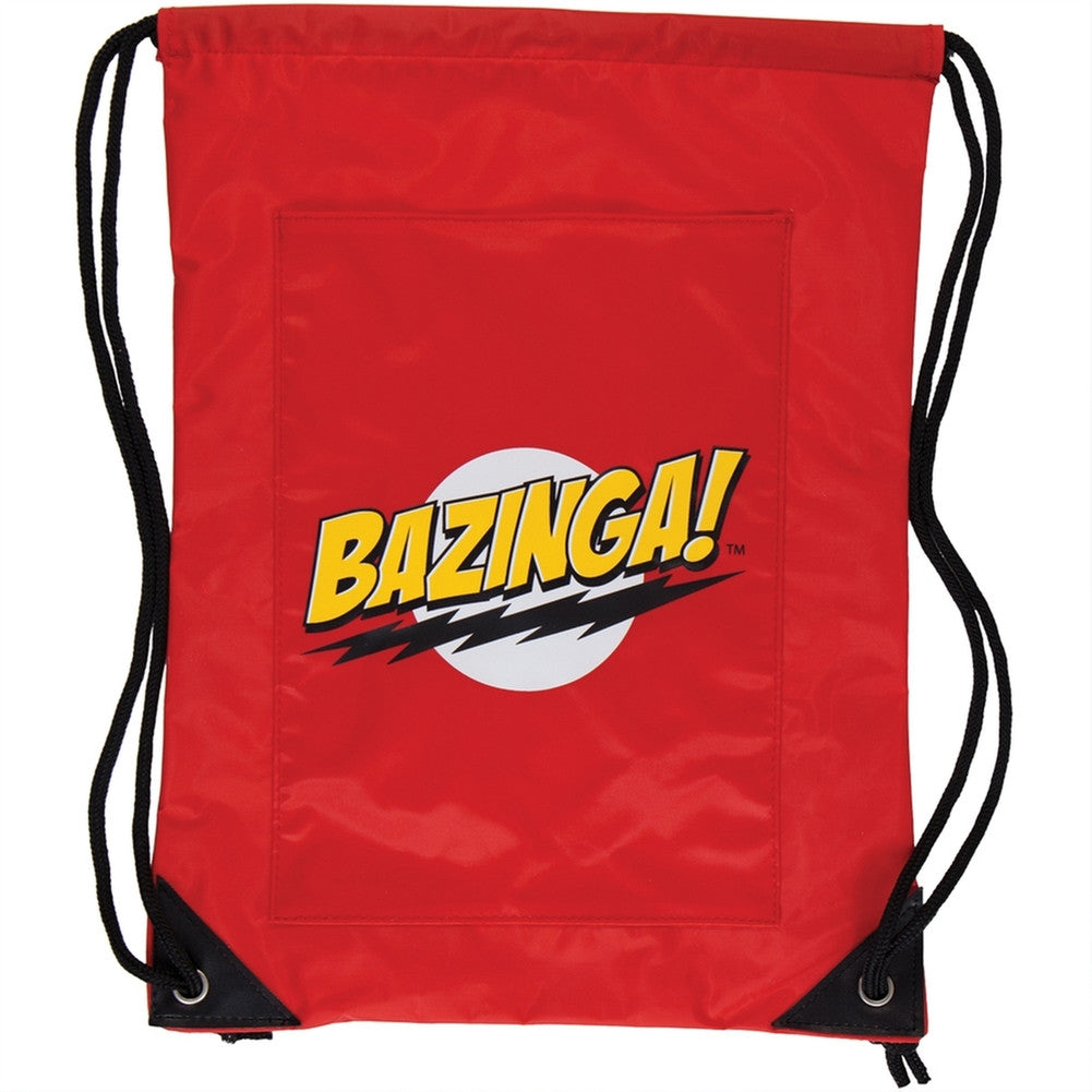 Big Bang Theory - Bazinga Backsack Backsacks Old Glory One Size Red 